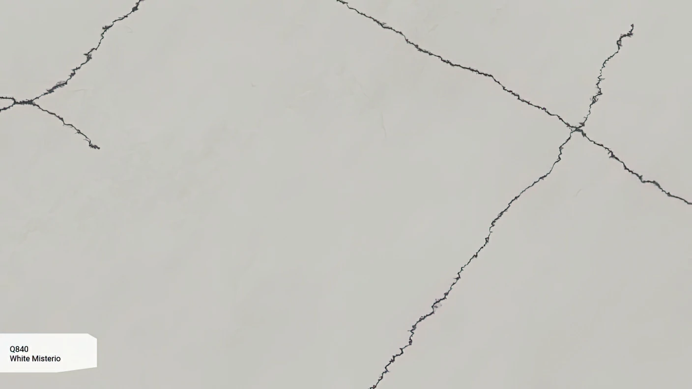 Столешница из кварца Q840 White Misterio Granit.in.ua