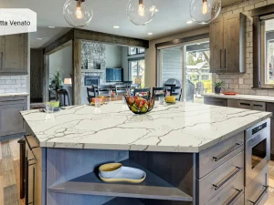 Столешница из кварца Q740 Calacatta Venato Granit.in.ua