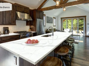Столешница из кварца Q744 Calacatta Bianco Granit.in.ua