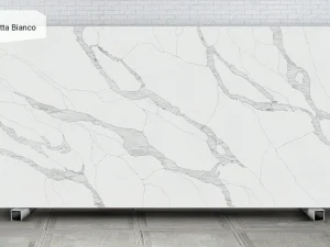 Столешница из кварца Q744 Calacatta Bianco Granit.in.ua