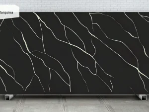 Столешница из кварца Q765 Nero Marquina Granit.in.ua