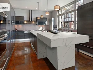 Столешница из кварца Q840 White Misterio Granit.in.ua