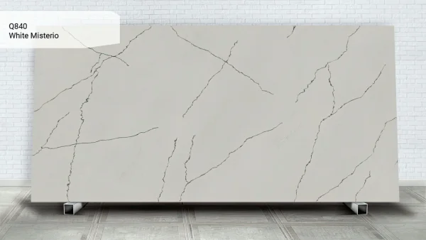 Столешница из кварца Q840 White Misterio Granit.in.ua